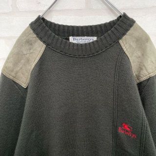 BURBERRY - 【超希少】バーバリー 90sヴィンテージ 英国製 刺繍ロゴ