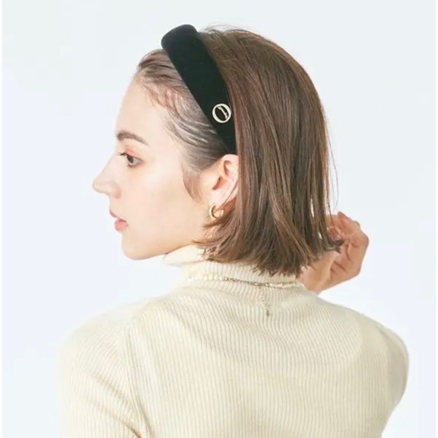 Chapeau d' O Velour Headband ベルベットカチューシャ