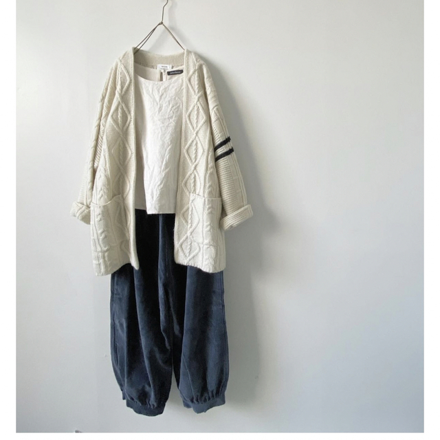 rehellinen puff pants corduroy ネイビー L-hybridautomotive.com