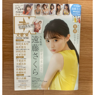 ノギザカフォーティーシックス(乃木坂46)の遠藤さくら　表紙　EX大衆 2022 11月　雑誌　乃木坂46   中西アルノ　(アイドルグッズ)