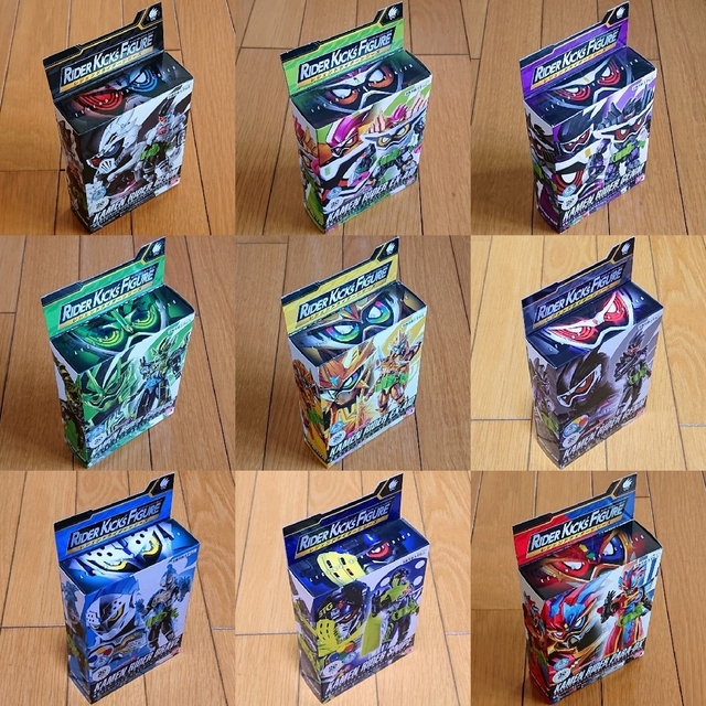 【未開封品】RKFレジェンドライダーシリーズ　仮面ライダーエグゼイド　９点