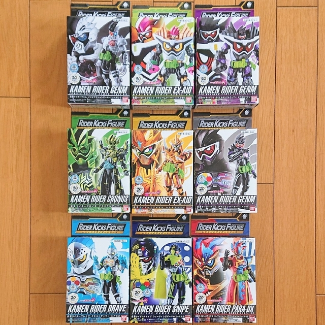 【未開封品】RKFレジェンドライダーシリーズ　仮面ライダーエグゼイド　９点