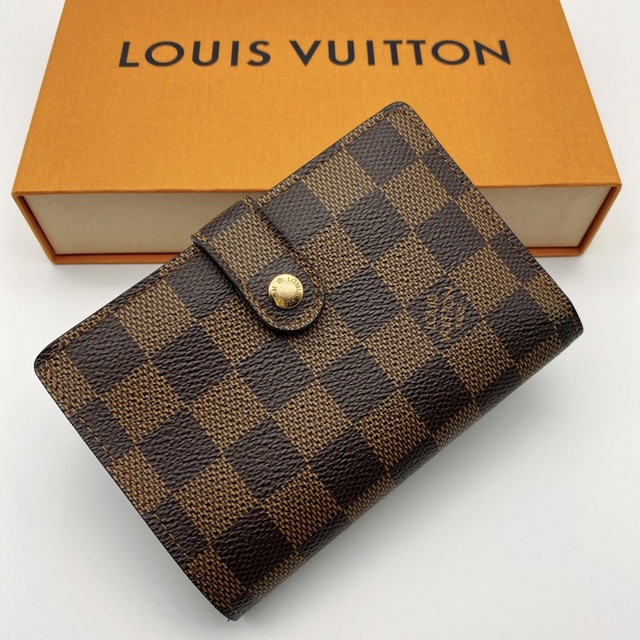 公式サイト LOUIS VUITTON ダミエ 財布 がま口 新型 ポルトフォイユ