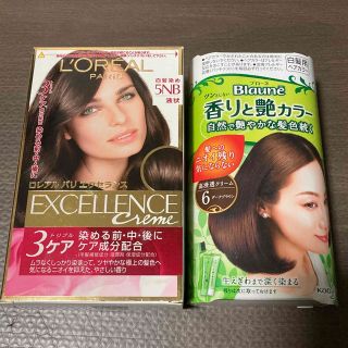 ロレアルパリ(L'Oreal Paris)のロレアル パリ エクセランス R 液状タイプ 5NB 自然な栗色(1セット)(白髪染め)