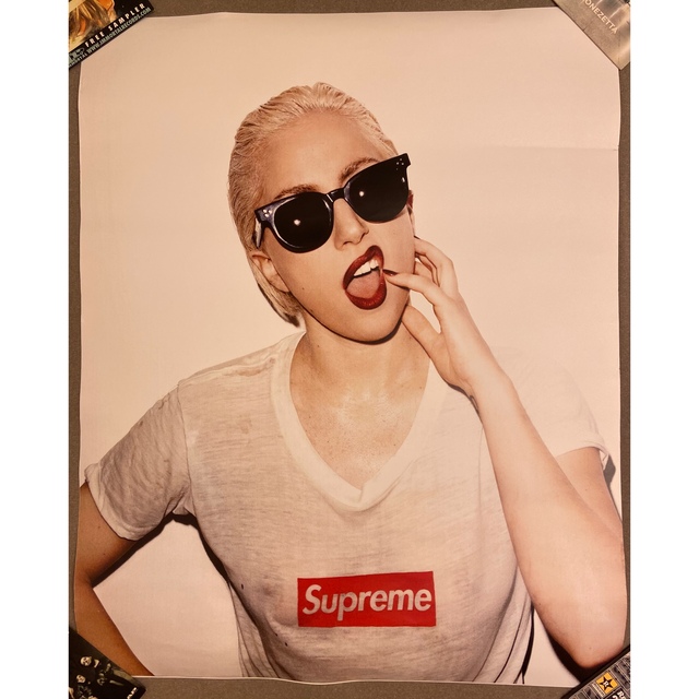 SUPREME レディガガ シュプリーム ポスター 額縁入り - アニメグッズ