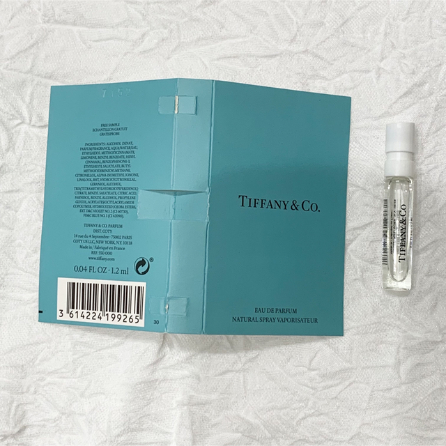 Tiffany & Co.(ティファニー)のTiffany 香水 試供品 コスメ/美容の香水(香水(女性用))の商品写真