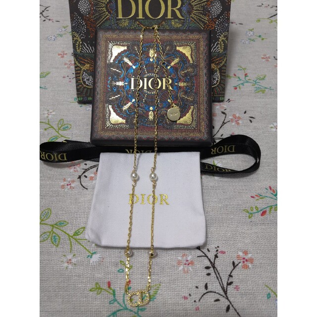 Christian Dior - 【新品同様】ディオール ネックレス CD 刻印ありの通販 by ていあん's shop｜クリスチャン