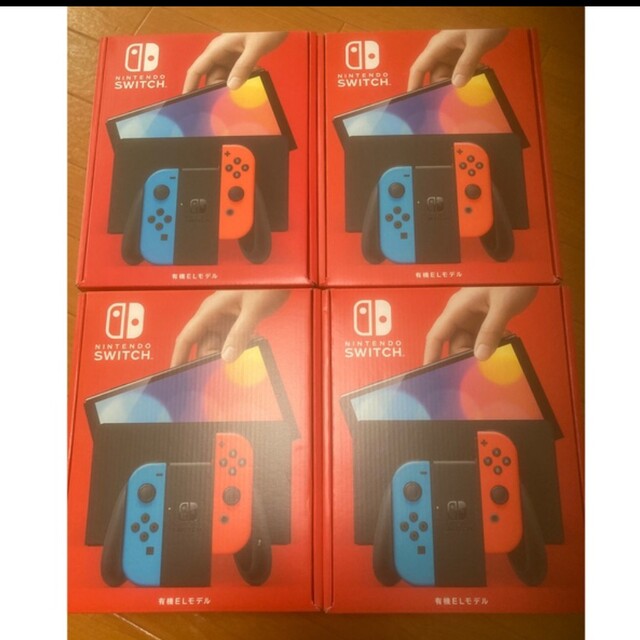 新品、未使用 任天堂Switch有機ELネオン×4