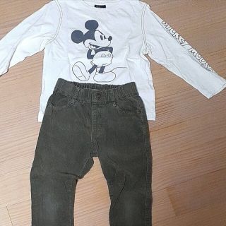 110サイズ　長ズボン　長袖Tシャツ　まとめて(パンツ/スパッツ)