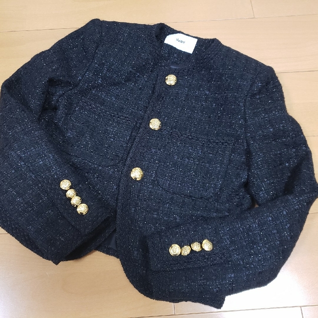 返品交換不可】 新品 sheller classicalツイードジャケット シェリエ