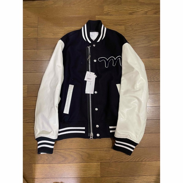 着丈66cm22AW SACAI × MADSAKI Varsity スタジャン size2 - スタジャン 着丈66cm22AW SACAI × MADSAKI Varsity スタジャン size2 - スタジャン