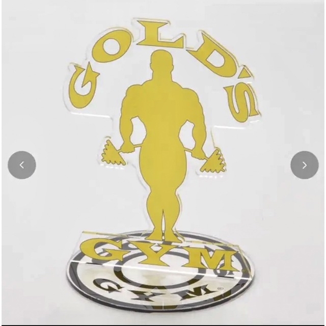 超人気高品質ゴールドジム　アクリルスタンド　全２種類　