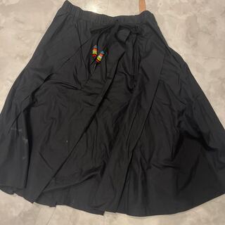 ヌメロヴェントゥーノ(N°21)のヌメロ　N°21❣️スカート　黒　40(ひざ丈スカート)