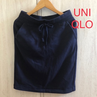ユニクロ(UNIQLO)のUNIQLOレディース　あったかタイトスカートSサイズ(ひざ丈スカート)