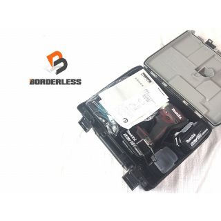 マキタ(Makita)の☆極美品☆makita マキタ 18V 充電式インパクトドライバ TD172DGXAR 赤/レッド バッテリー2個(6.0Ah) 充電器 ケース付 62225(工具)