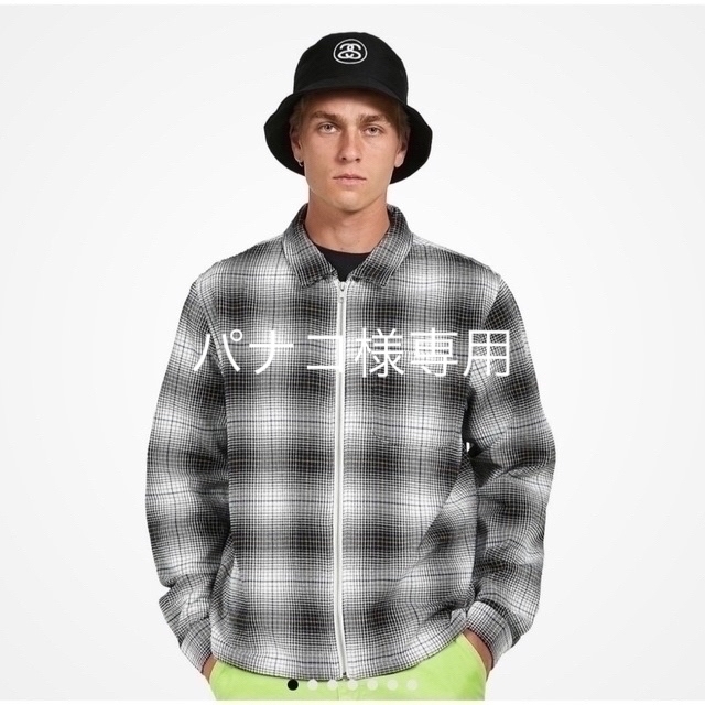 STUSSY - stussy Paul Shadow Plaid Zip Shirt の通販 by peco's shop ...