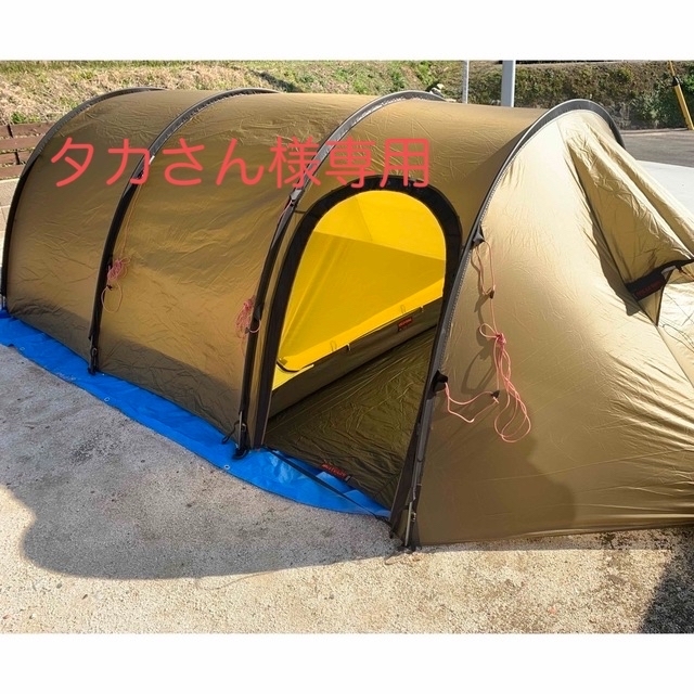 HILLEBERG(ヒルバーグ)のタカさん様専用‼︎  ケロン4GT サンド　フットプリント付き　ヒルバーグ　 スポーツ/アウトドアのアウトドア(テント/タープ)の商品写真