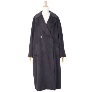 マックスマーラ(Max Mara)の極美品 マックスマーラ Max Mara WEEKEND コート ロングコート ダブルブレスト ウール アウター レディース イタリア製 JI44 USA10 GB12(XL相当) ダークグレー(その他)