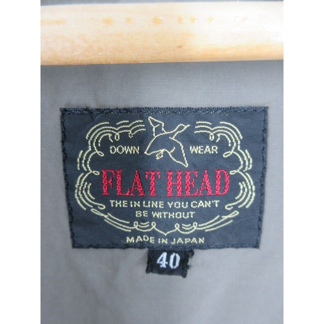 THE FLAT HEAD(フラットヘッド)のFLAT HEAD フラットヘッド ダウンベスト Size 40 メンズのトップス(ベスト)の商品写真