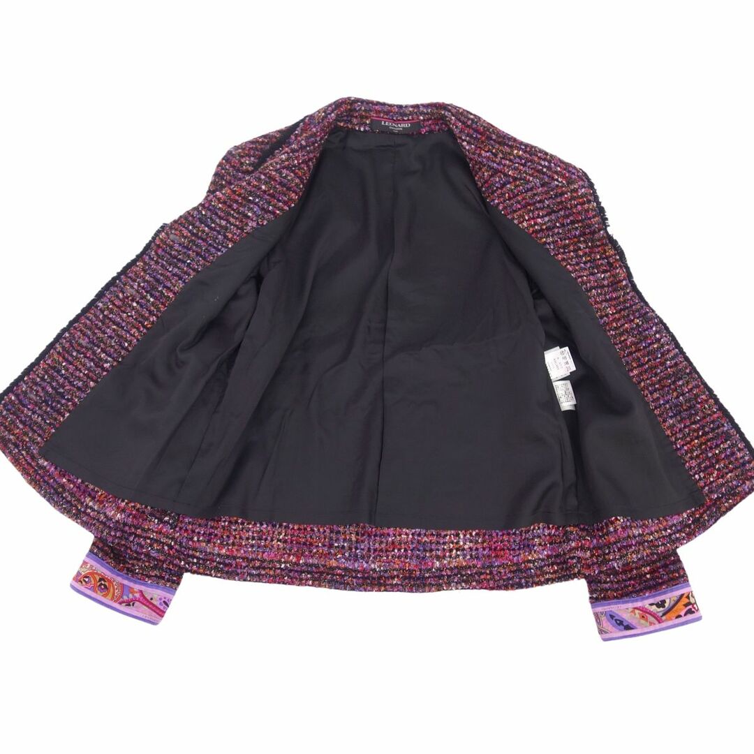 LEONARD - 美品 レオナール LEONARD FASHION ジャケット LEONARD - 美品 レオナール LEONARD FASHION ジャケット
