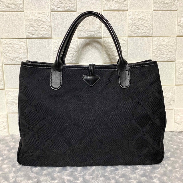 LONGCHAMP(ロンシャン)の【美品】LONGCHAMP ロンシャン ロゾ　トートバッグ　ハンドバッグ レディースのバッグ(ハンドバッグ)の商品写真