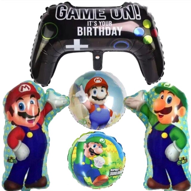 誕生日スーパーマリオバルーンセット | フリマアプリ ラクマ