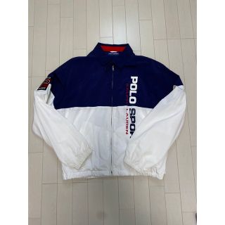 ポロラルフローレン(POLO RALPH LAUREN)のPOLO SPORT 2tone nylon swingtop Lサイズ(ナイロンジャケット)