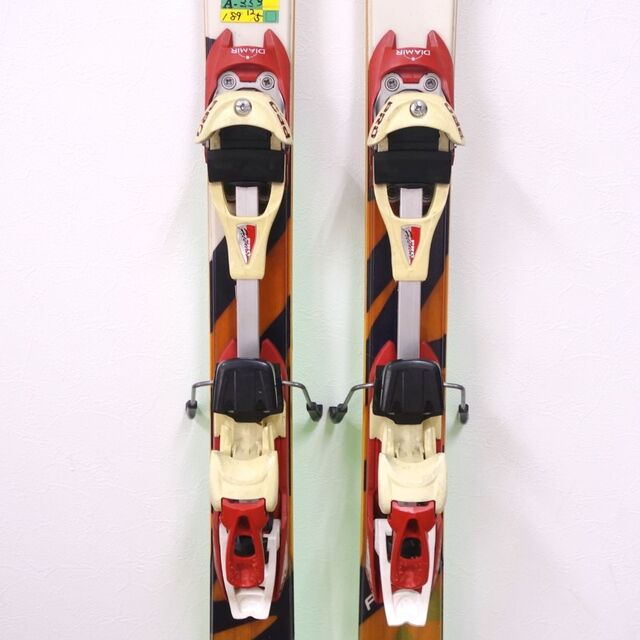 フィッシャー FISCHER 山スキー super light 177cm ビンディング DIAMIR PRO スキーアイゼン 付き BCスキー アウトドア 重量実測：2410g（ビンディング含む1本)