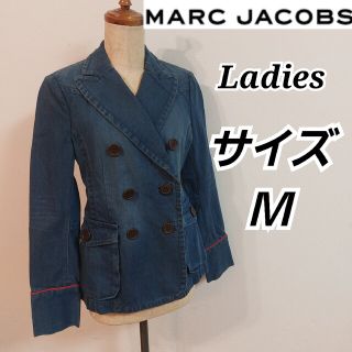 マークジェイコブス(MARC JACOBS)の【MARC JACOBS】刺繍入りデニムジャケット/レディースＭ(Gジャン/デニムジャケット)