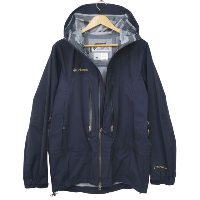 未使用 コロンビア Columbia マウンテンパーカー ハードシェル ジャケット アウター フーディー F6 PM3292 メンズ M 登山 バックカントリー M ブラック