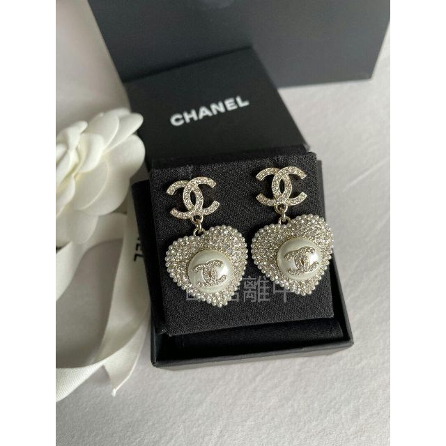 贅沢 CHANEL シャネル ハート CC ピアス ピアス - aaculturalfestival.com