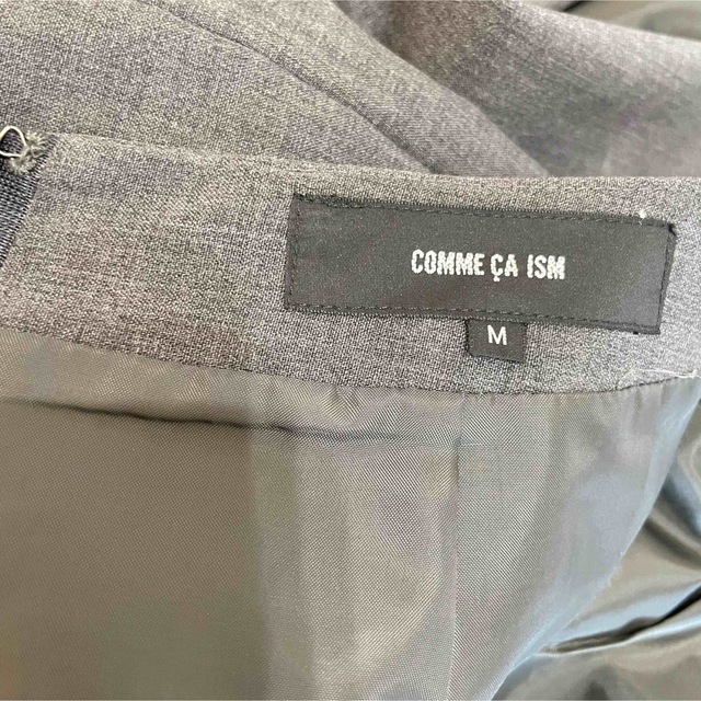 COMME CA ISM(コムサイズム)のCOMME CA ISM  スーツ　スカートスーツ　セットアップ　グレー　 レディースのフォーマル/ドレス(スーツ)の商品写真