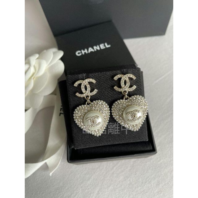 独創的 シャネル CHANEL - CHANEL ピアス ハート CC イヤリング - www