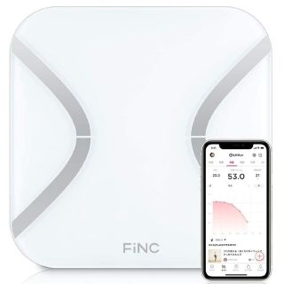 フィンクFiNC体組成計 体重計ヘルスメーターiPhone&Android対応