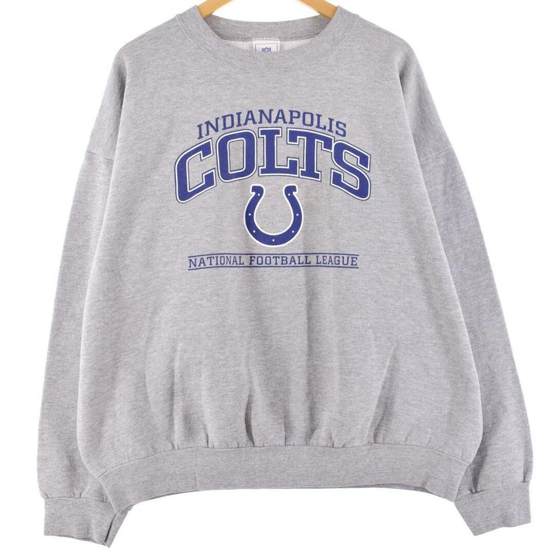 NFL INDIANAPOLIS COLTS インディアナポリスコルツ プリントスウェットシャツ トレーナー メンズXXL /eaa295009