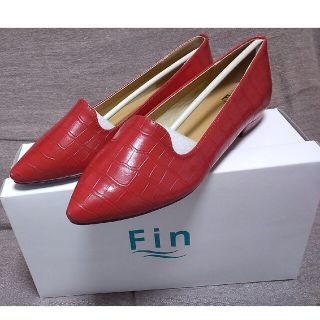 フィン(Fin)の【新品・未使用】Fin パンプス／低反発パンプス／シューズ(ローファー/革靴)