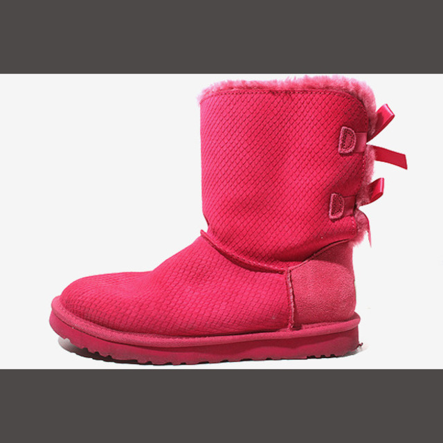 UGG(アグ)の25cm UGG アグ オーストラリア ムートンブーツ US8 ピンク /◆☆ レディースの靴/シューズ(ブーツ)の商品写真