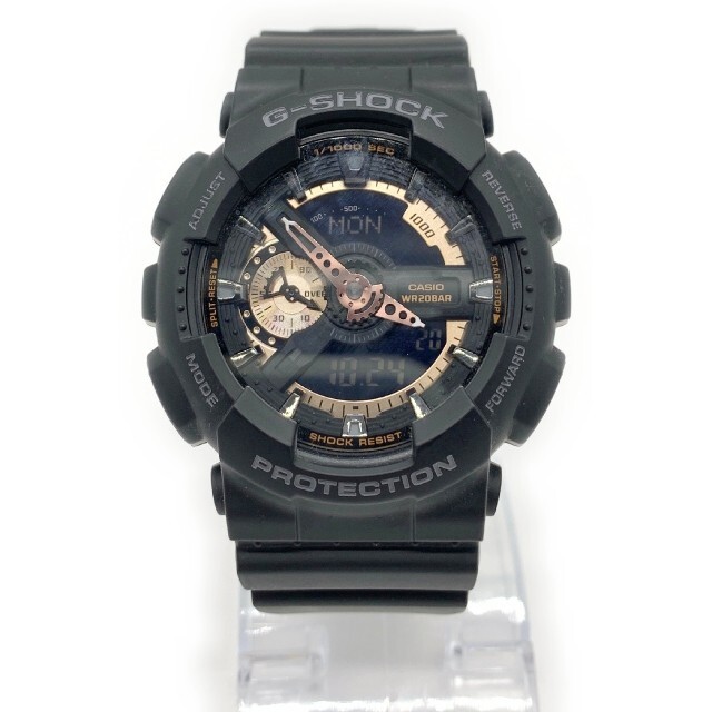 カシオ G-SHOCK デジアナブラック GA-110RG