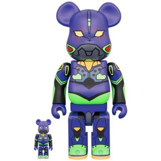 メディコムトイ(MEDICOM TOY)のBE@RBRICK エヴァンゲリオン 初号機(新塗装版) 100％ & 400％(その他)