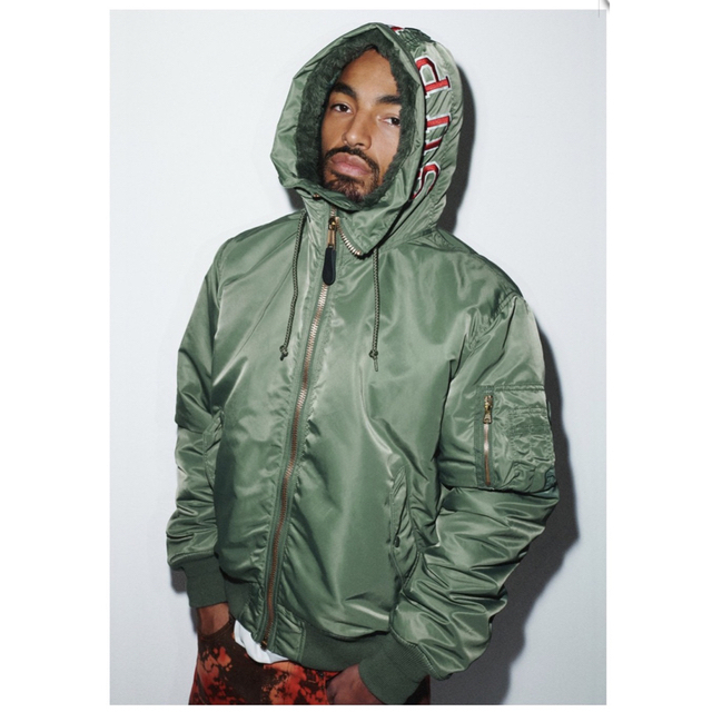 Supreme Hooded MA-1 シュプリーム フーデッド ジャケット 7