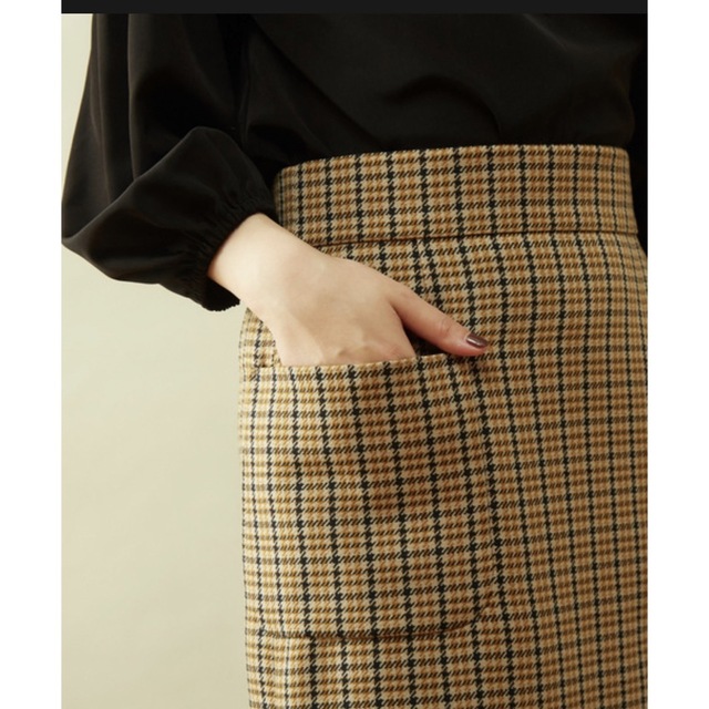 tiara(ティアラ)の【極美品】tiara チェック　ロングスカート レディースのスカート(ロングスカート)の商品写真
