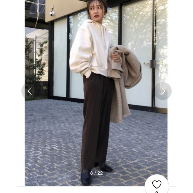 moussy(マウジー)のmoussy  VOLUME NECK HOODIE パーカー　フーディ　黒 レディースのトップス(パーカー)の商品写真