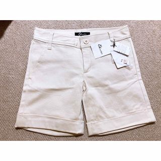 アンドバイピーアンドディー(&byP&D)の新品☆36  59  &byＰ＆Ｄ　ベージュショートパンツ(ショートパンツ)