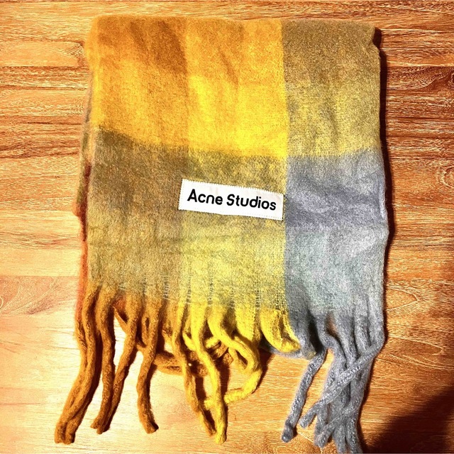 Acne Studios ラージチェック スカーフマフラー