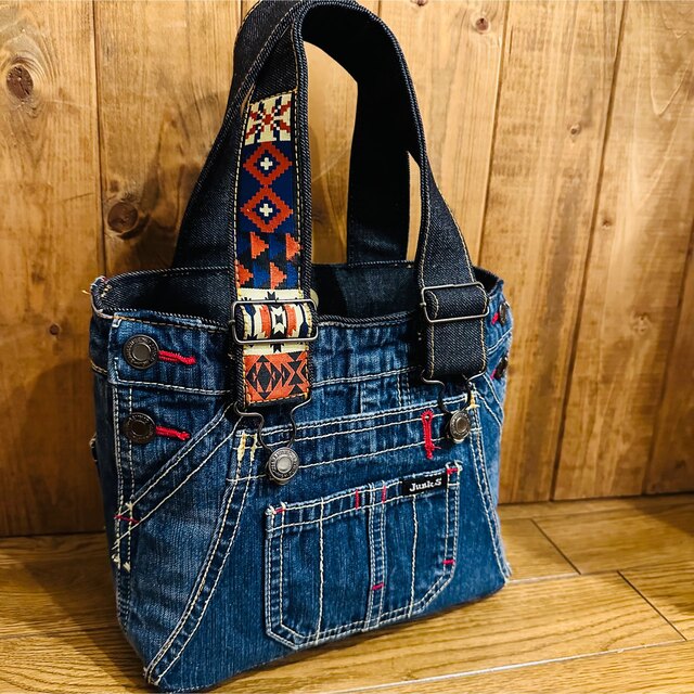 人気商品】 デニムリメイクバック ファンタジーデニム×サロペット jsu