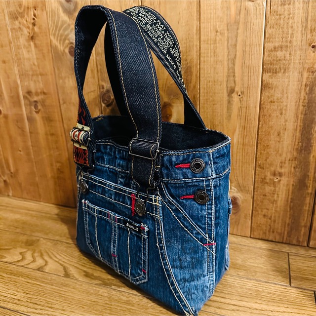華麗 専用デニムリメイク 23-382 トートバッグ ハンド オーバーオール 華麗 専用デニムリメイク 23-382 トートバッグ ハンド オーバーオール