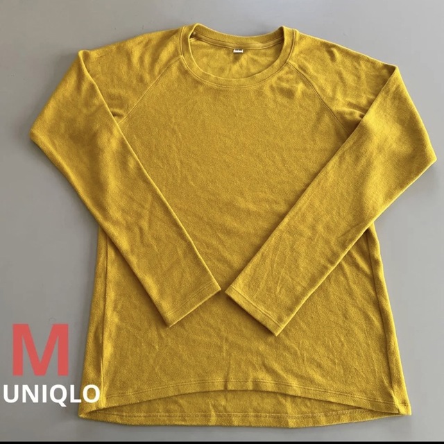 UNIQLO(ユニクロ)の&& UNIQLO ヒートテック フリースカットソー  M レディースのトップス(カットソー(長袖/七分))の商品写真