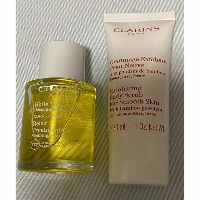 CLARINS - CLARINS ボディスクラブ ボディオイル 2点セットの通販 by shop｜クラランスならラクマ