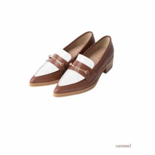 ハーリップトゥ(Her lip to)のHer lip to Two-Tone Bit Loafers caramel(ローファー/革靴)