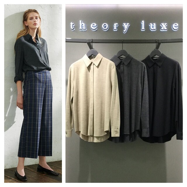 Theory luxe(セオリーリュクス)の極美品　 theoryluxe　カタログ掲載　ウールジャージーセットアップ レディースのレディース その他(セット/コーデ)の商品写真